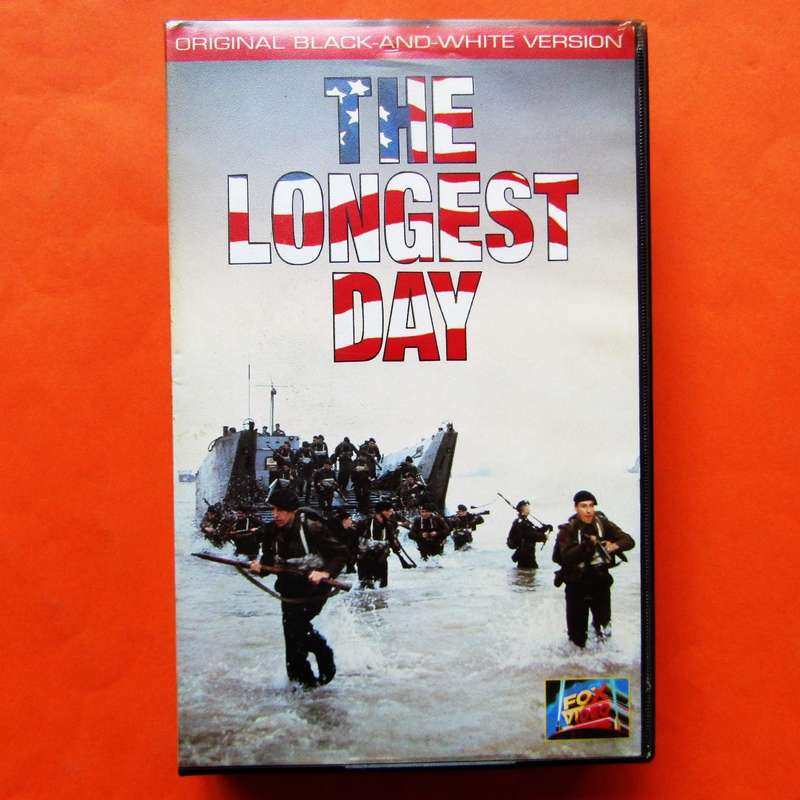 The Longest Day - War Movie VHS Tape (1995)