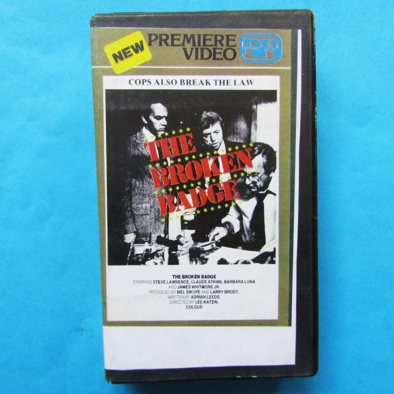 The Broken Badge - VHS Video Tape