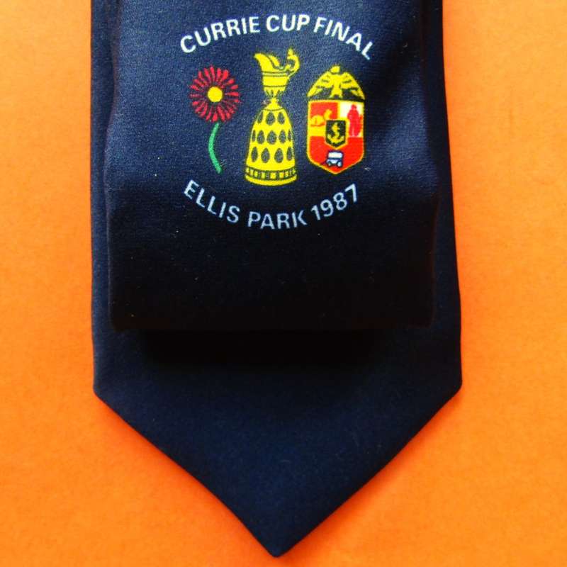1987 Currie Cup Final - Noord Transvaal vs Transvaal - Rugby Neck Tie
