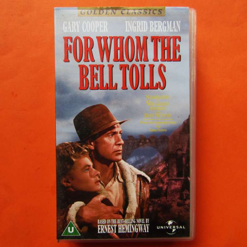 For Whom the Bell Tolls - War Movie VHS Tape (2000)