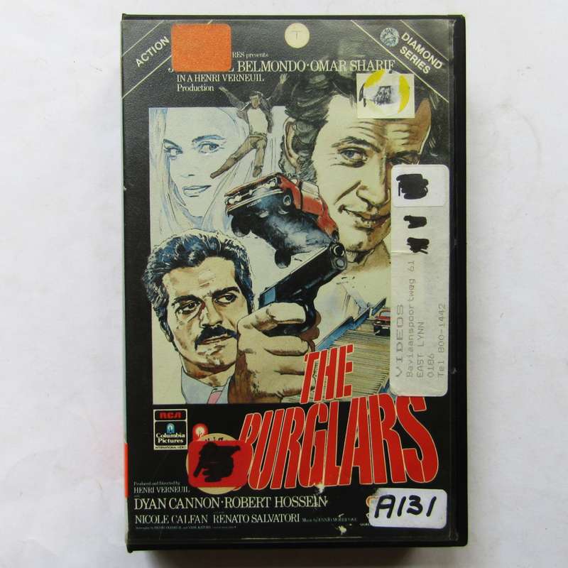 The Burglars - Crime Movie VHS Tape (1989)
