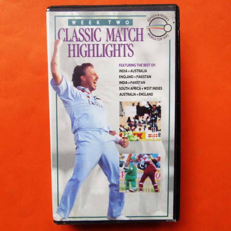 1992 Cricket World Cup - Classic Match Highlights - VHS Video Tape