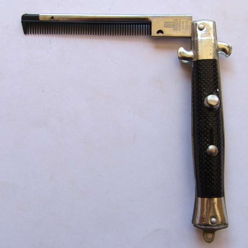 Old Made in Hong Kong Foldout Pocket Comb