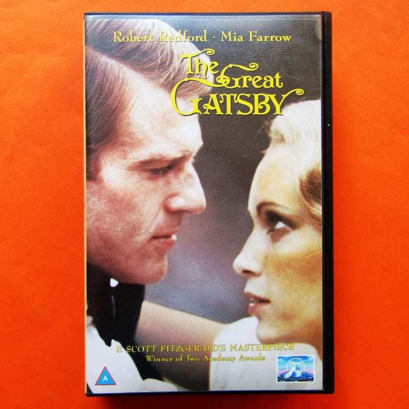 The Great Gatsby - Robert Redford - Movie VHS Tape (1986)