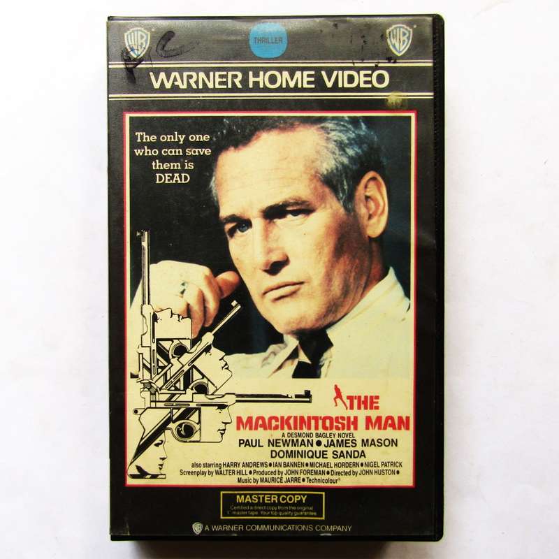 The Mackintosh Man - Paul Newman - Spy Movie VHS Tape (1985)