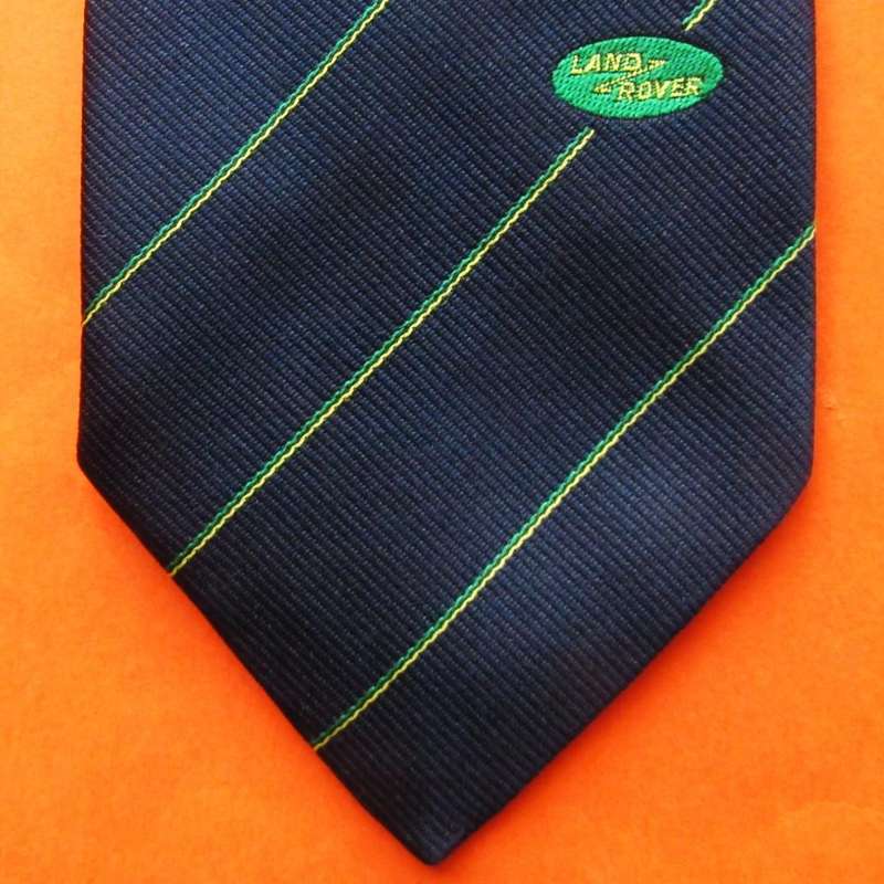 Old Land Rover Motors Neck Tie