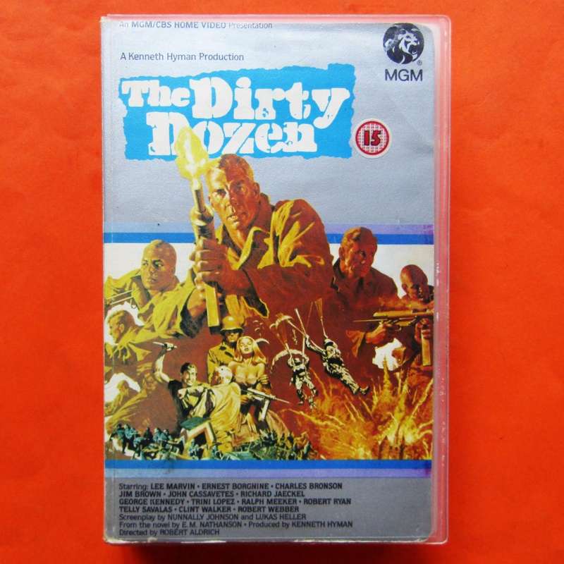 The Dirty Dozen - War Movie VHS Tape