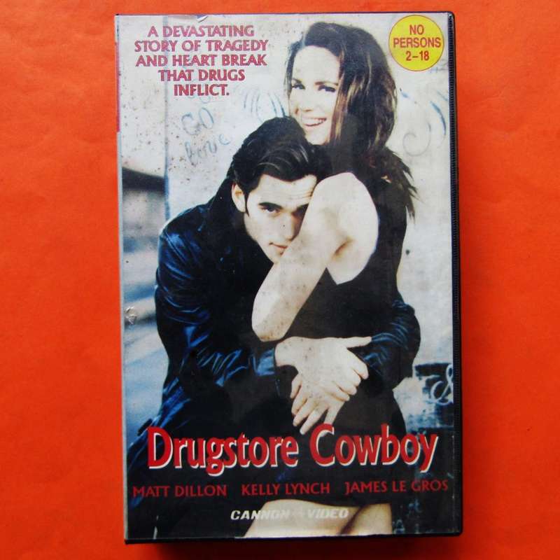 Drugstore Cowboy - Matt Dillon - Drug Movie VHS Tape (1991)