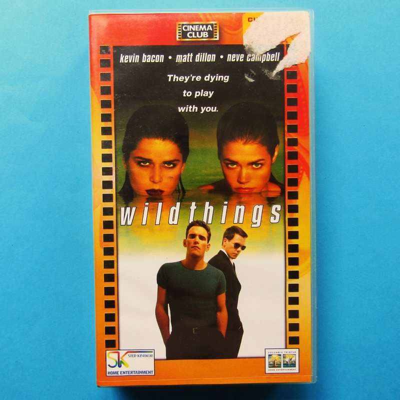 Wild Things - Kevin Bacon - Movie VHS Tape (1998)