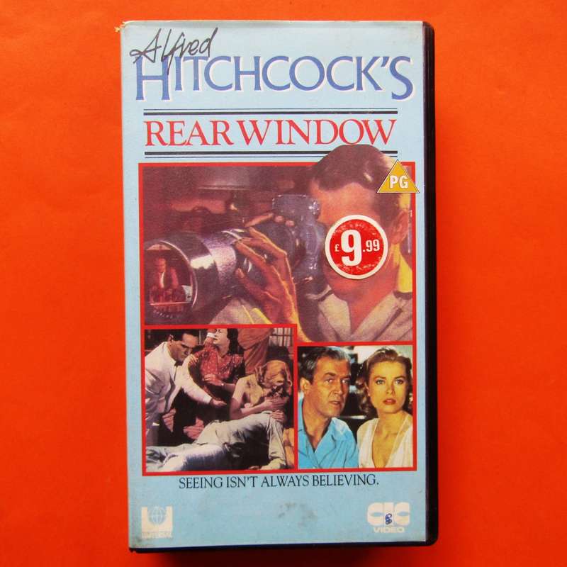 Rear Window - Alfred Hitchcock - Movie VHS Tape