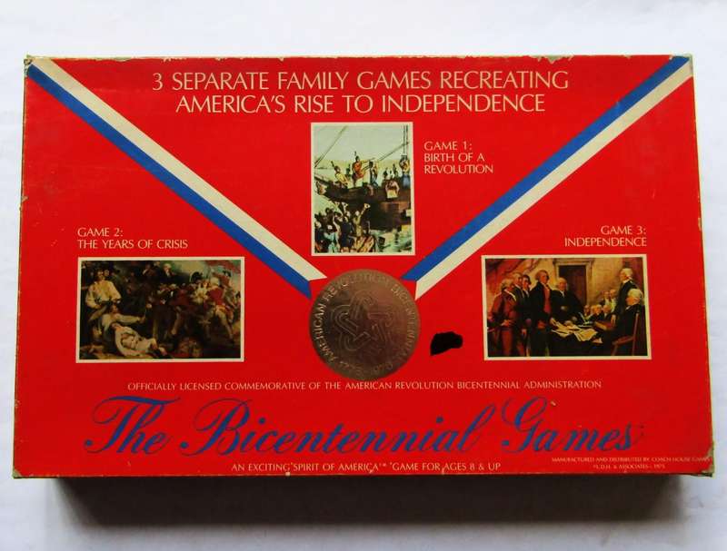 1976 American Revolution 3 in 1 Board Game