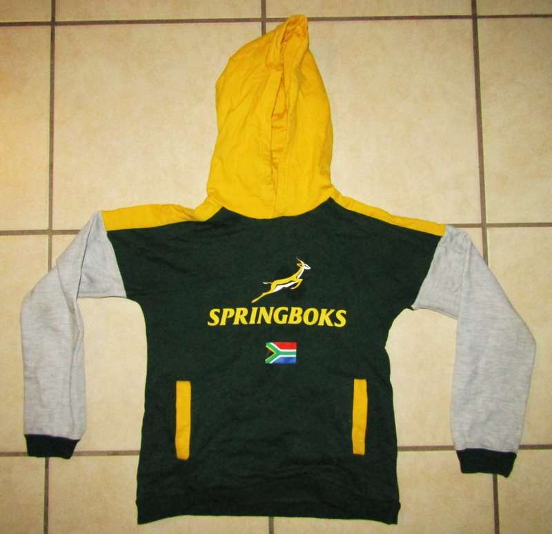 Springbok Rugby Hooded Top - Small Kiddies Size