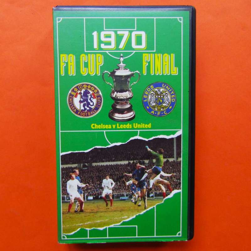 1970 FA Cup Final - Chelsea vs Leeds United - VHS Video Tape