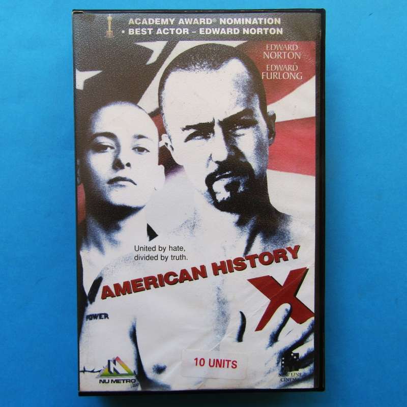 American History X - Edward Norton - Movie VHS Tape (1999)