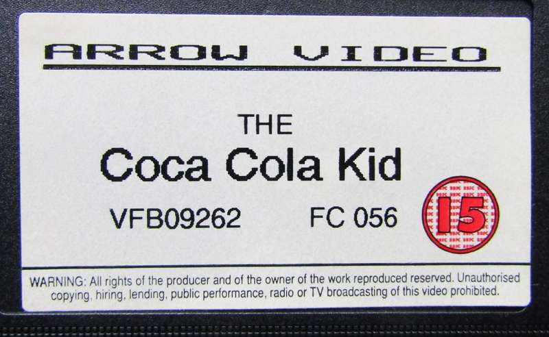 The Coca Cola Kid - Movie VHS Tape