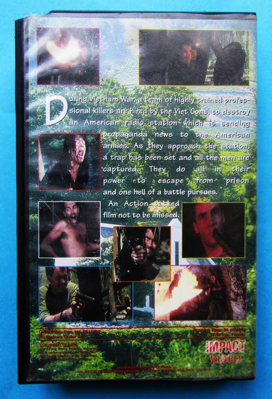 The Last Hunter - War Action Movie VHS Tape (1987)