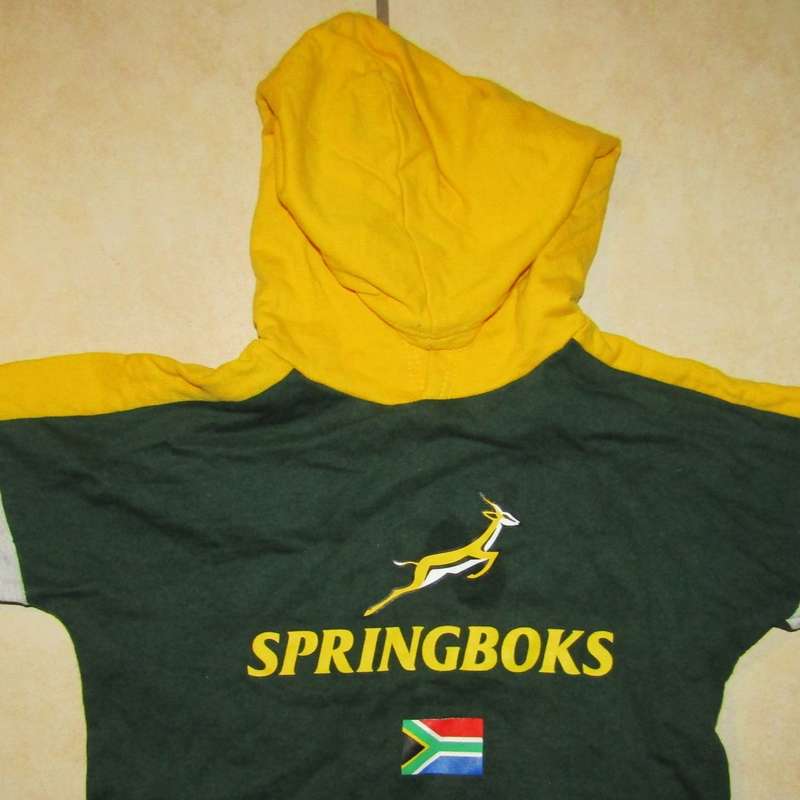 Springbok Rugby Hooded Top - Small Kiddies Size