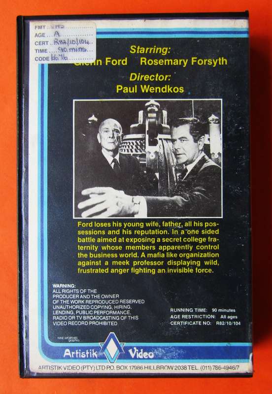 The Brotherhood of the Bell - Movie VHS Tape (1982)