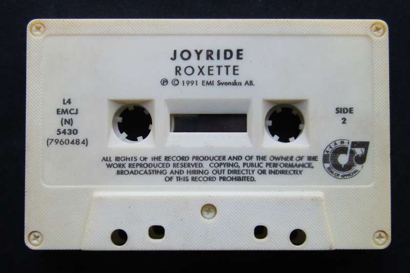 Roxette - Joyride - Cassette Tape (1991)