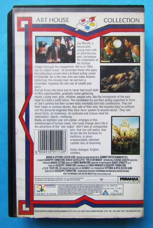 The Star Maker - Movie VHS Tape (1997)