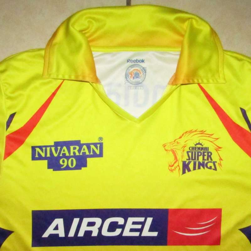 Old Chennai Super Kings IPL Cricket Jersey - Large Size