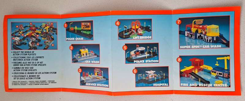 1995 Matchbox Action System Pamphlet