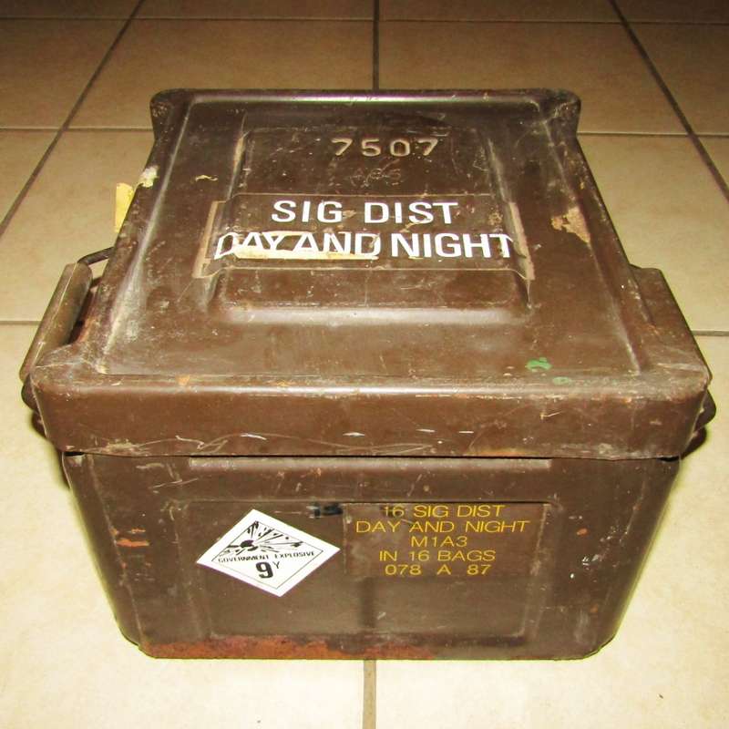 SADF Border War Metal Ammo Box