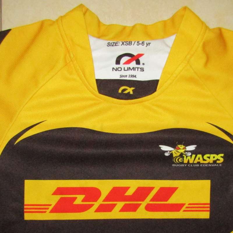 Old Wasps Rugby Club Jersey - Kids Size 5/6