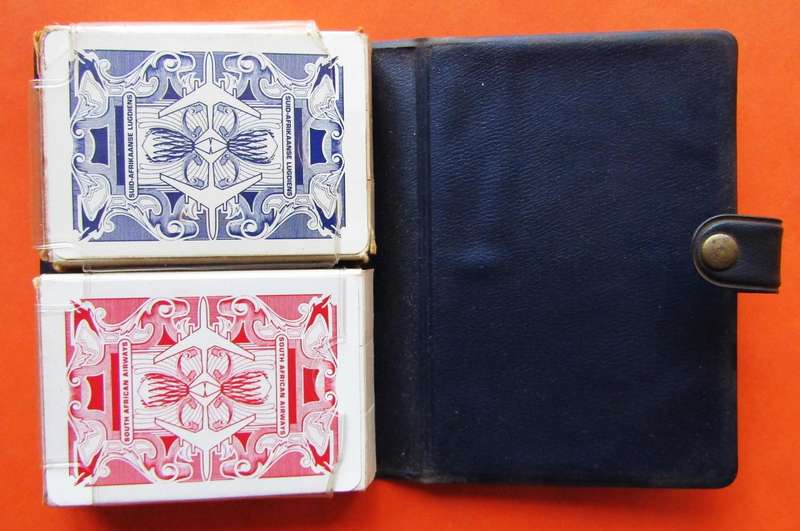 Old SAA Airways Flying Springbok Playing Cards