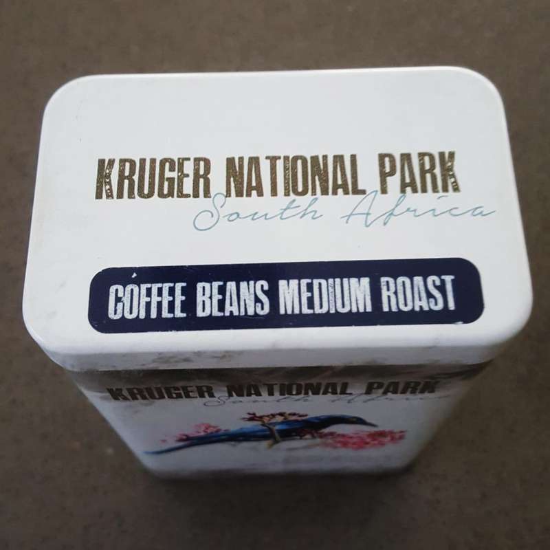 Old Kruger National Park Coffee Beans Tin