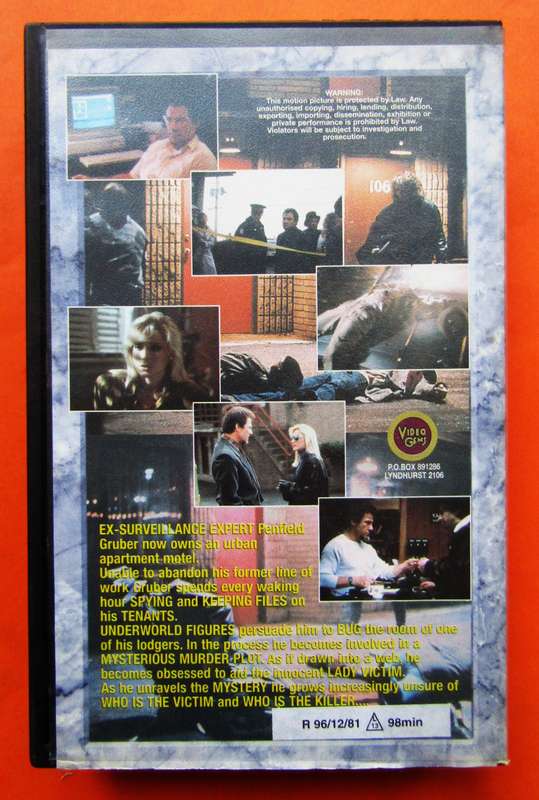 Blindside - Harvey Keitel - Movie VHS Tape (1996)
