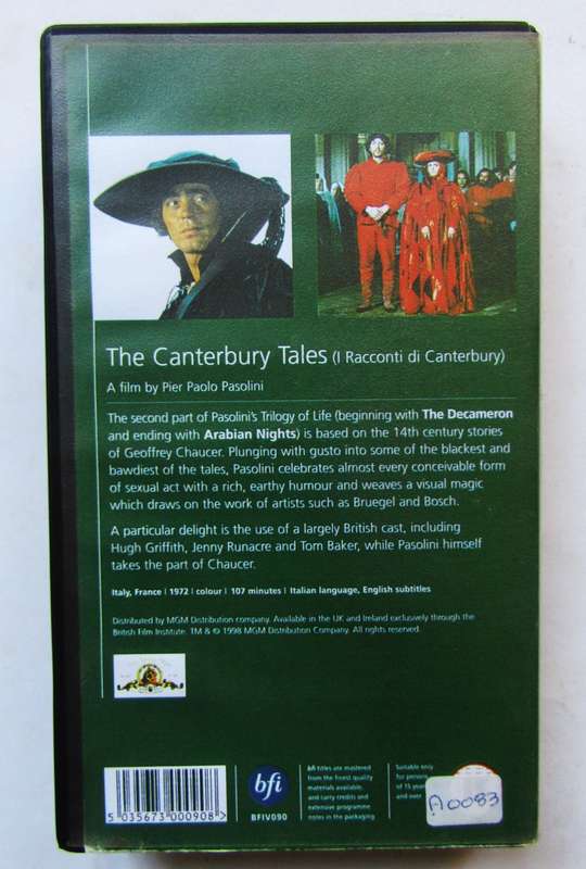 The Canterbury Tales - Farce Comedy Movie VHS Tape (1998)