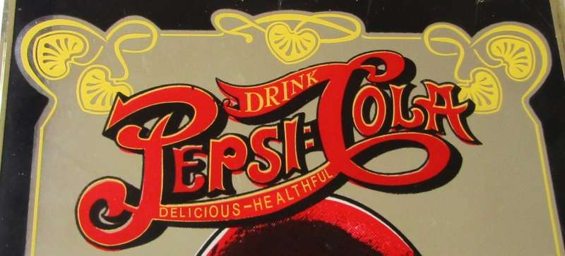 Old Pepsi Cola Bar Mirror