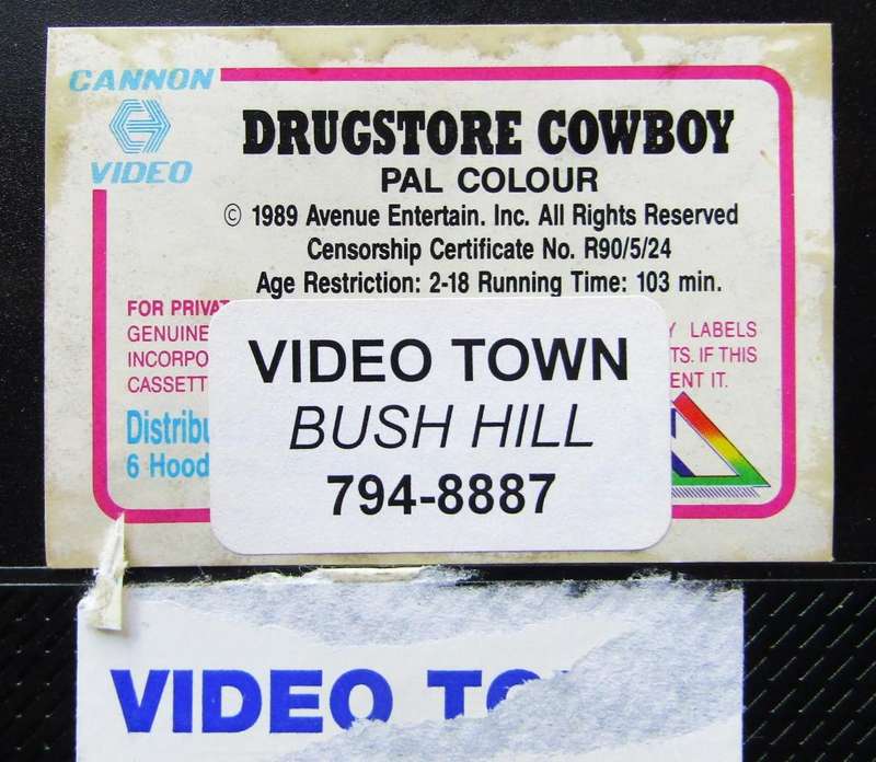 Drugstore Cowboy - Matt Dillon - Drug Movie VHS Tape (1991)