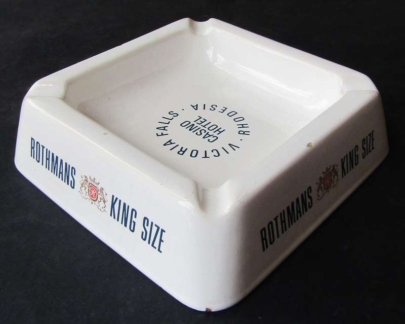 Large Old Rhodesia Rothmans King Size Ashtray