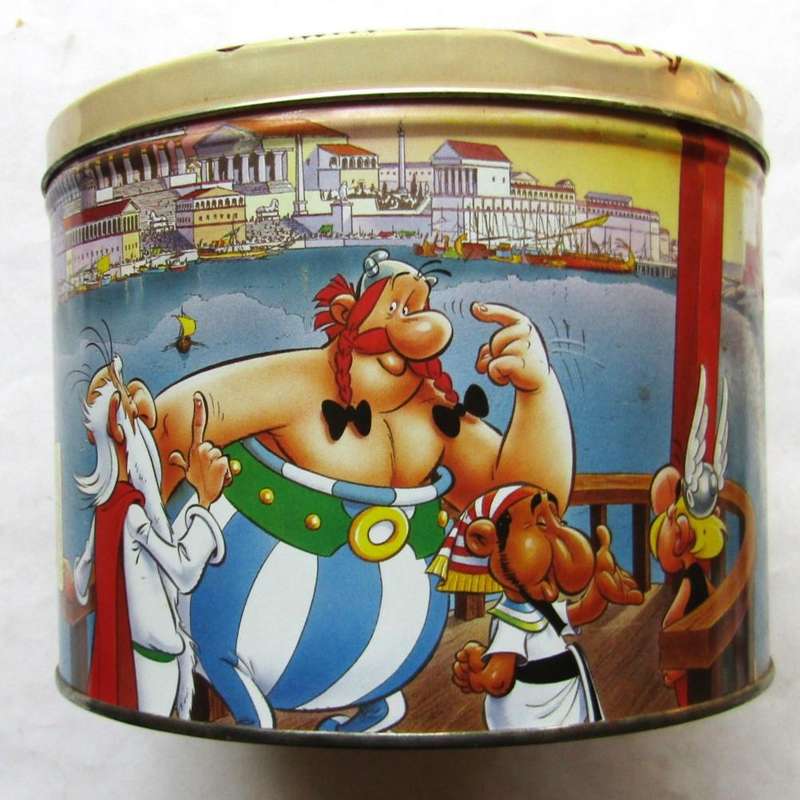 2001 Asterix and Obelix Large Cookie Tin