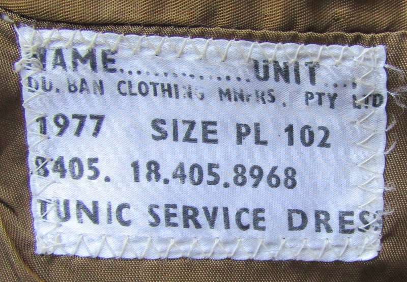 1977 SADF Army Tunic Jacket