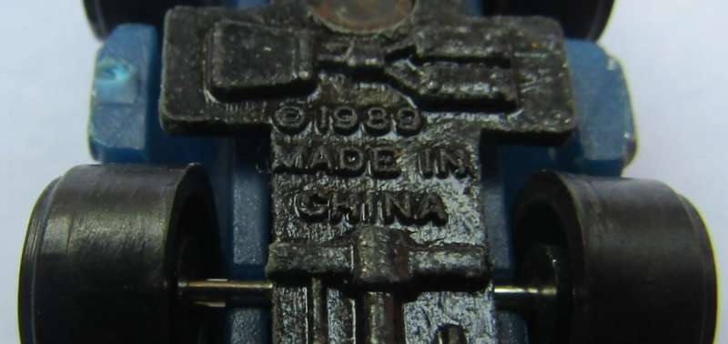 1989 Micro Machine Size Blue Truck