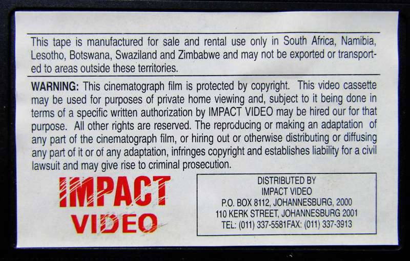 The Last Hunter - War Action Movie VHS Tape (1987)