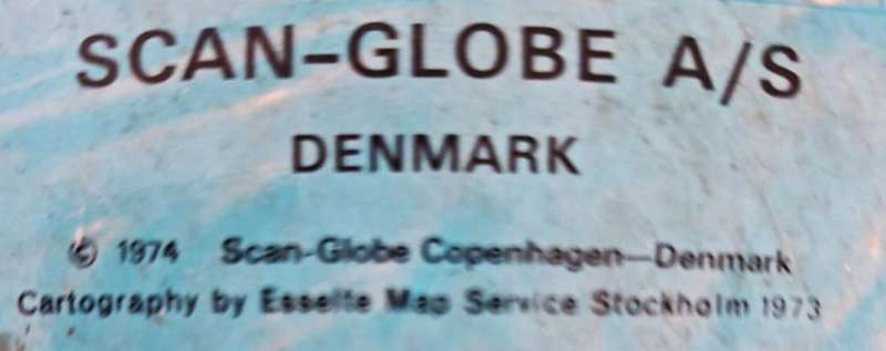 1974 Denmark World Scan Globe