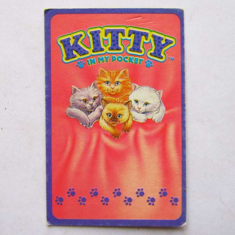 9 Kitty in My Pocket Figure Cards from the 90's