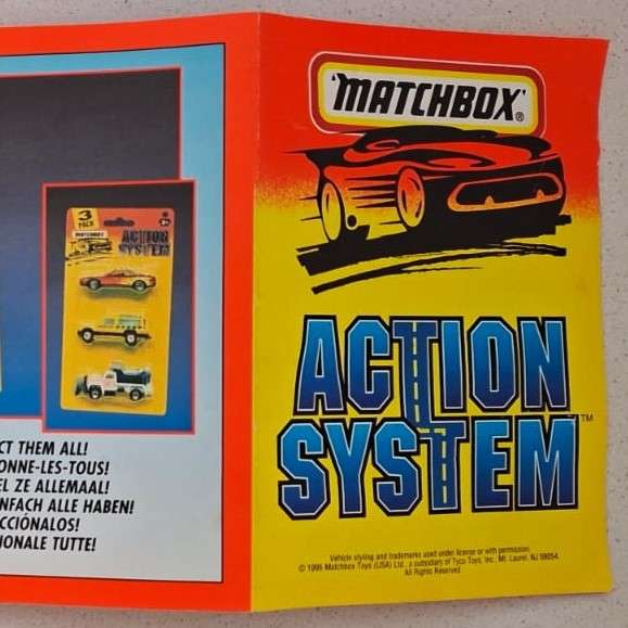 1995 Matchbox Action System Pamphlet