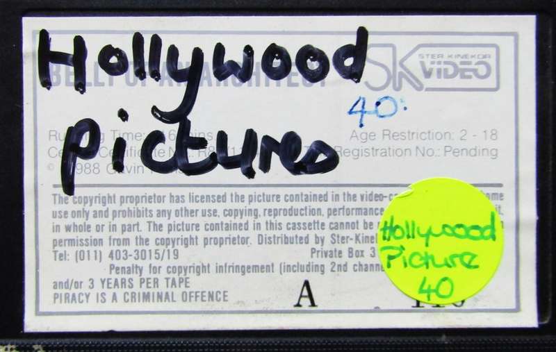 The Belly of an Architect - Movie VHS Tape (1988)