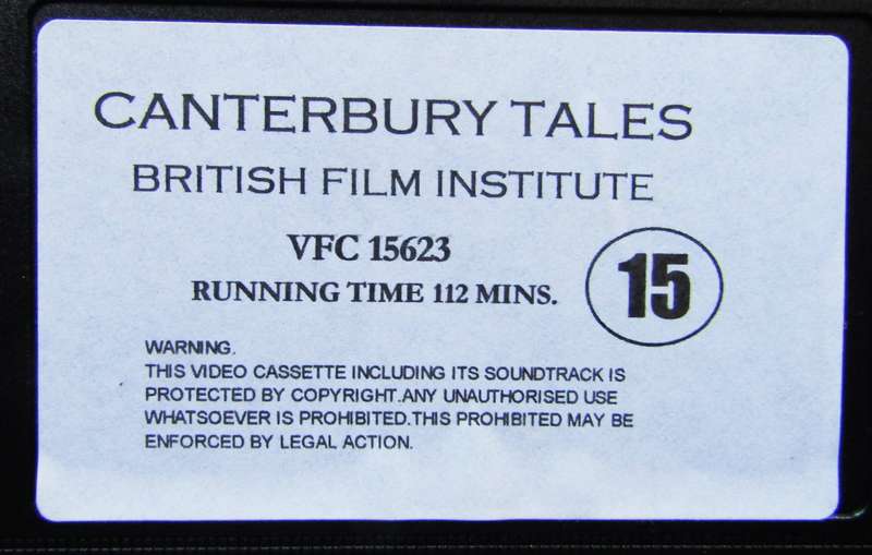 The Canterbury Tales - Farce Comedy Movie VHS Tape (1998)