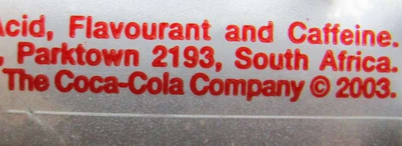 2003 Limited Edition Coca Cola Customer Appreciation Bottle