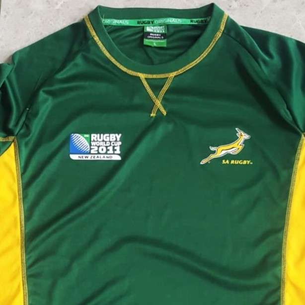 2011 World Cup Springbok Rugby Shirt - Large Size