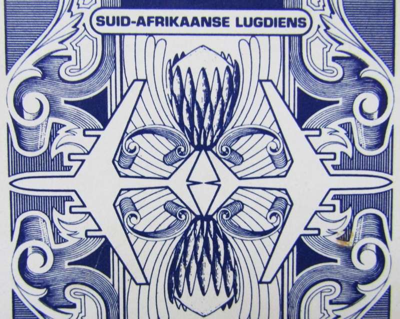 Old SAA Airways Flying Springbok Playing Cards