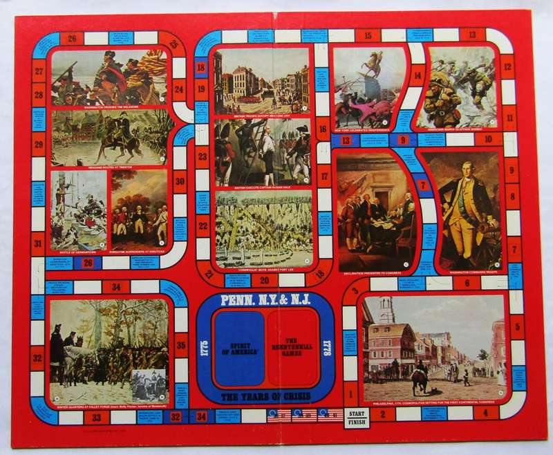 1976 American Revolution 3 in 1 Board Game