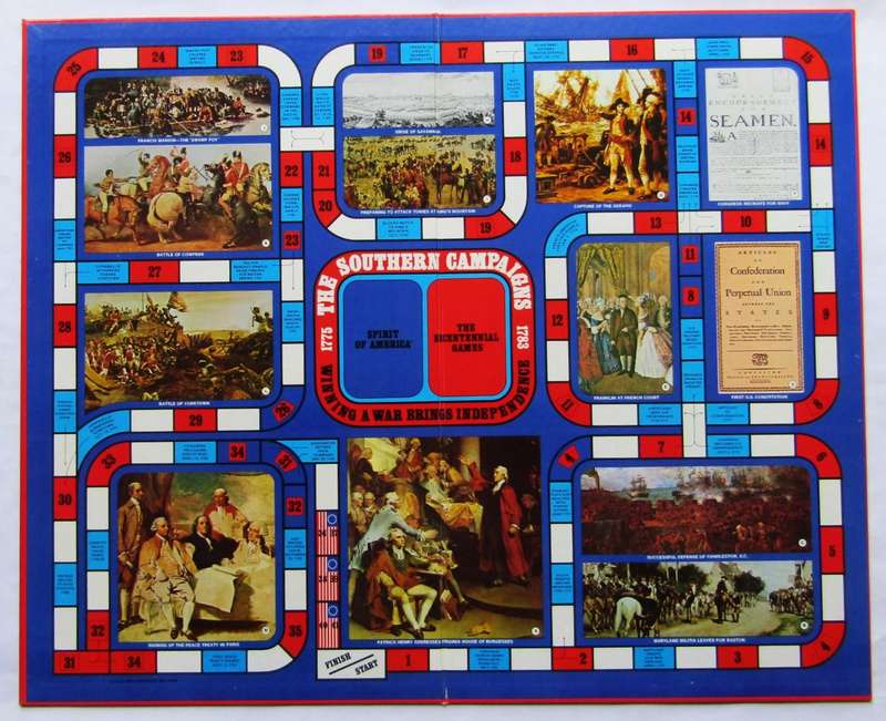1976 American Revolution 3 in 1 Board Game