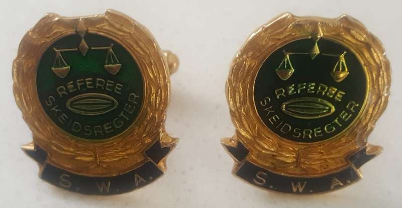 Old SWA Rugby Referee Cufflinks